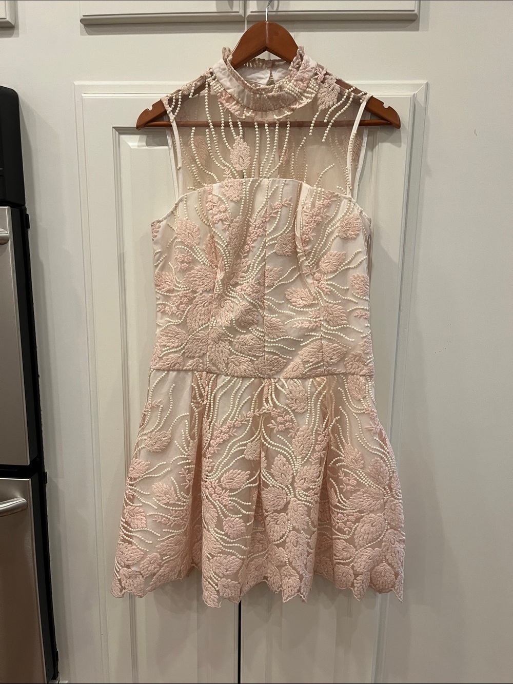 Nanette lepore Pink Lace Cocktail Dress Size 10